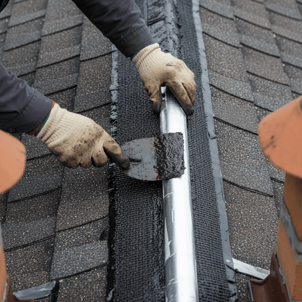 Notary stamp and seal on official paperwork